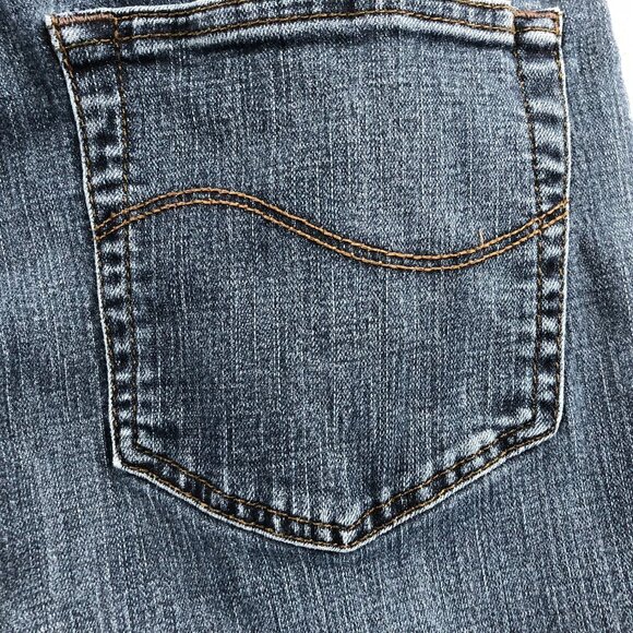 2 Lee Womens Jeans 14 Medium Lot Of Two Classic Straight Leg Mid Rise Relaxed - Picture 14 of 16